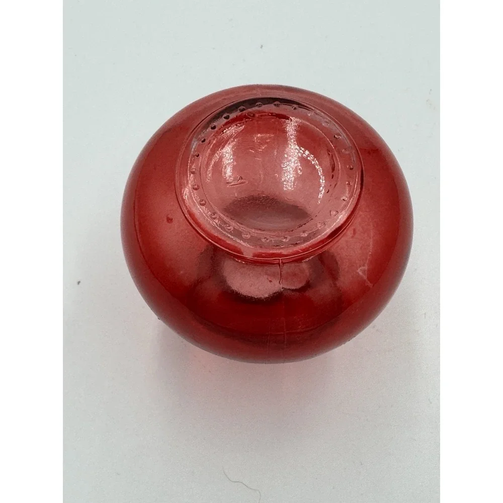 Vintage Red‎ Painted Small Bud Vase
